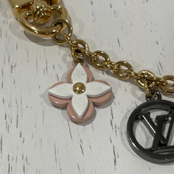 Louis Vuitton Flash Flower Bag Charm/Key Holder Metal Plexiglass (JB1309) - Picture 2 of 8